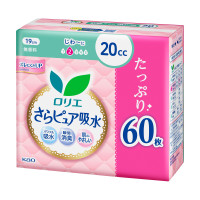 さらピュア吸水 / 吸収量20cc、長さ19cm / 60枚 / 無香料