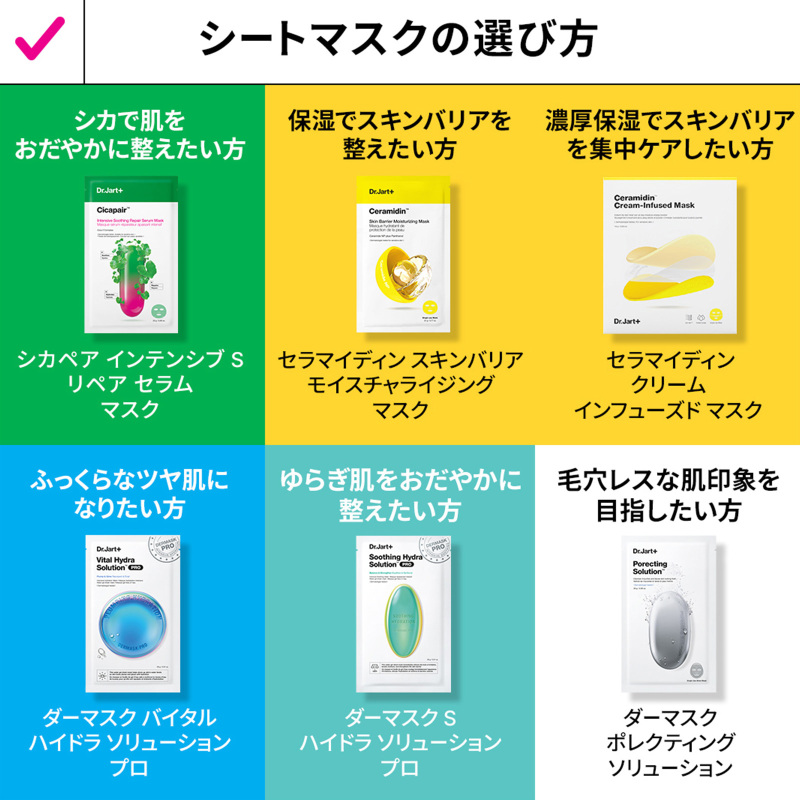 numbuzinのトーンアップクリーム、パック、Dr.Jartのシカペアクリーム 税込10,000円相当】シカペアクリーム 50mL + マスクお試しセット / Dr