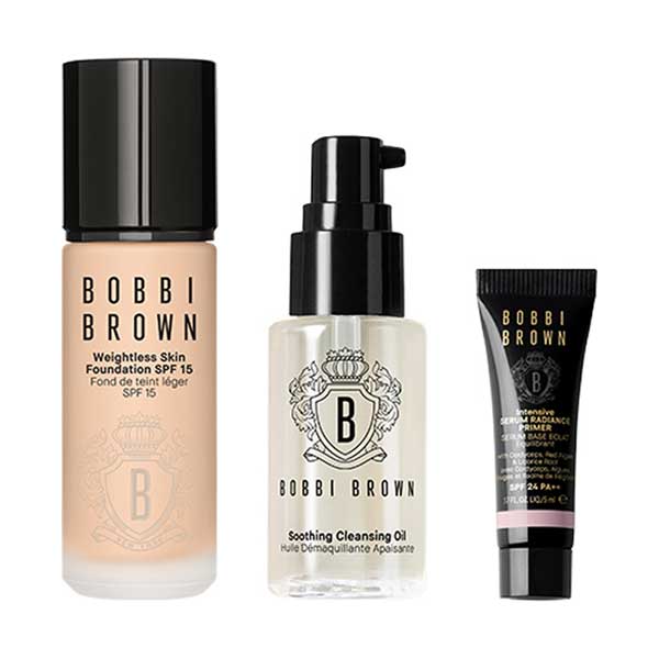 ミニ ウェイトレス スキン ファンデーション SPF15(PA++)セット / SPF15 / PA++ / N-032 サンド / 13mL、 30mL、5mL / ミニサイズ