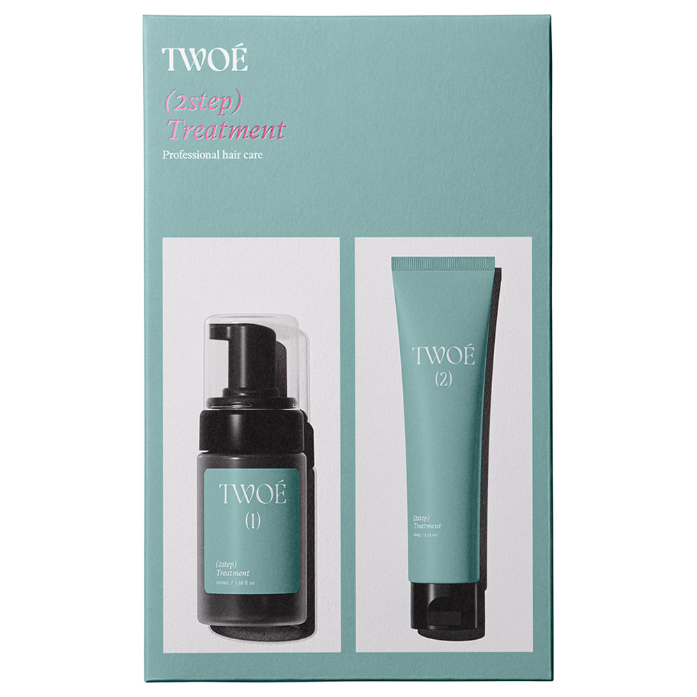 2ステップトリートメント ホームサロンセット 2アイテムズ(約10回分) / 100mL、100g