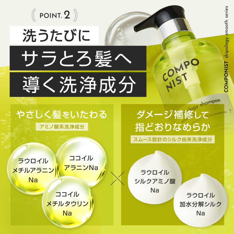 ドリポロジーシャンプー&トリートメント スムース 2連サシェ