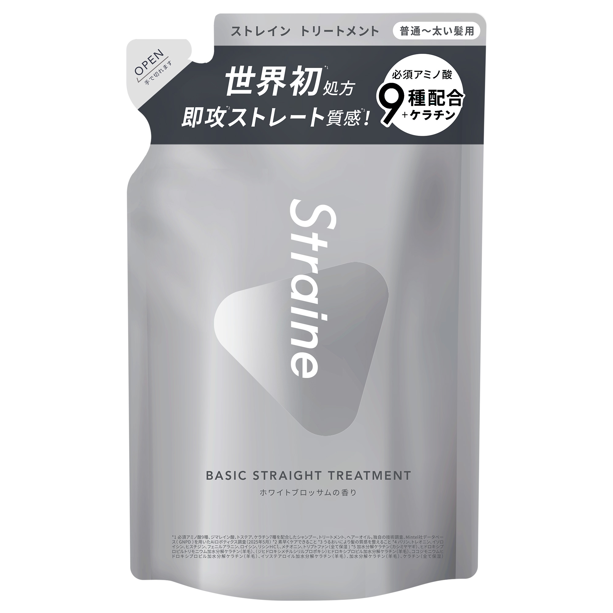 BASIC STRAIGHT TREATMENT / 400ml / つめかえ用 / ホワイトブロッサムの香り