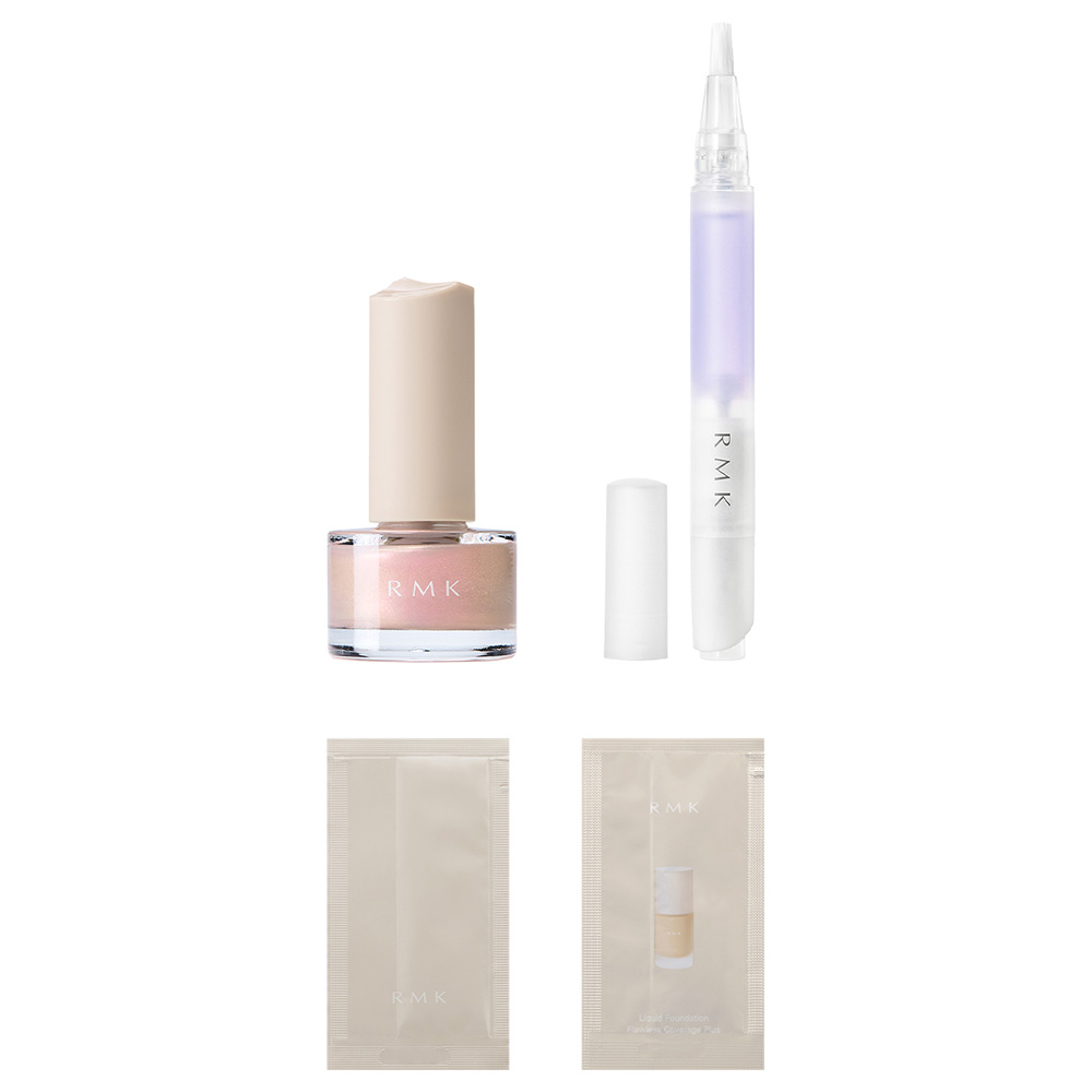 シャイン ラッシュ ネイルカラー 02 スペシャルセット / 02 ノーズキス ピンク / 5.5mL、2.2mL、1mL、1mL