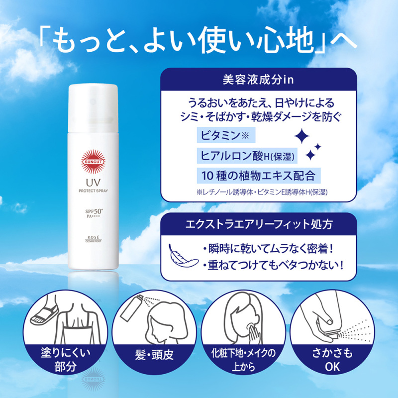 プロテクトUV スプレー / サンカット(コーセーコスメポート)(日焼け