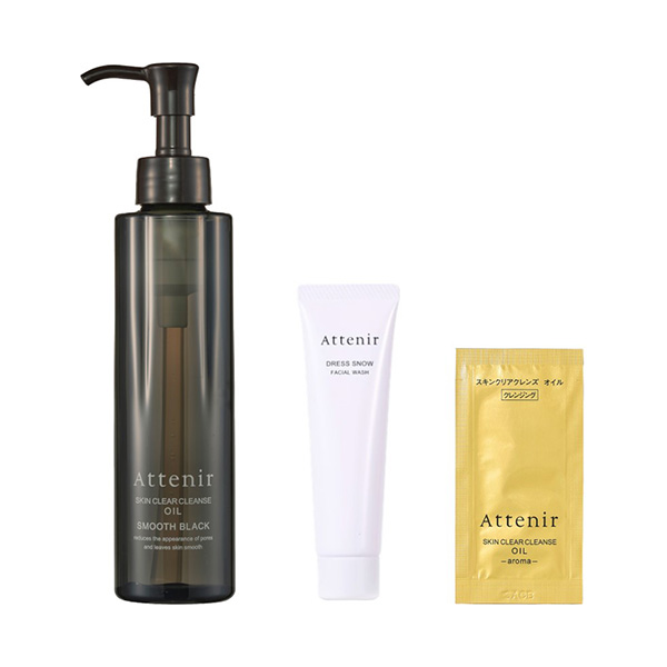 クレンジング(ブラック)&洗顔ミニ・クレンジング(アロマ)セット / 175ml、30g、3ml