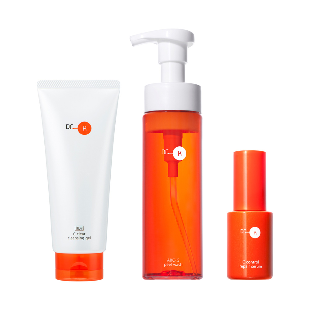 【3,200ポイントバック】クレンジング&泡洗顔&先行美容液セット / 150g、200mL、30mL / 限定品