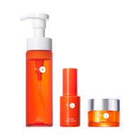 泡洗顔&先行美容液&クリームセット / 限定品 / 200mL、30mL、30g