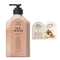 スクラブボディウォッシュ フラワーマーケット ホワイトチューリップ  サシェセット / 500mL、7mL