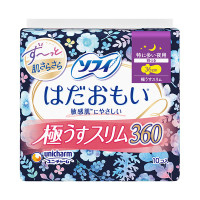 はだおもい極うすスリム / 特に多い夜用 360 / 10枚