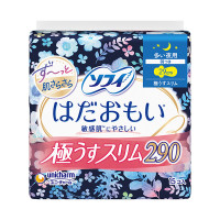 はだおもい極うすスリム / 多い夜用 290 / 15枚