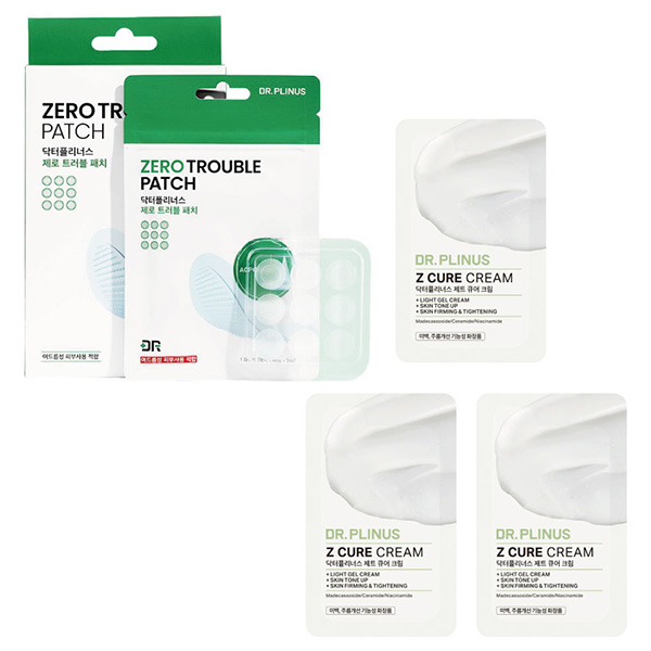 ゼロトラブルパッチ27枚入+Zキュアクリームサンプルセット / 27枚入、2ml×3個