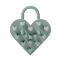 ハートロック スカルプブラシ ソフト / ブルーグレー / 1個