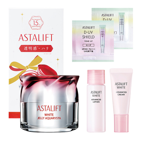 【2,600ポイントバック】@cosme限定 ホワイト ジェリー 15th アニバーサリーキット 26SS / 60g、14mL、7g、0.5g、0.5g