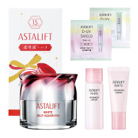@cosme限定 ホワイト ジェリー 15th アニバーサリーキット 26SS / 60g、14mL、7g、0.5g、0.5g