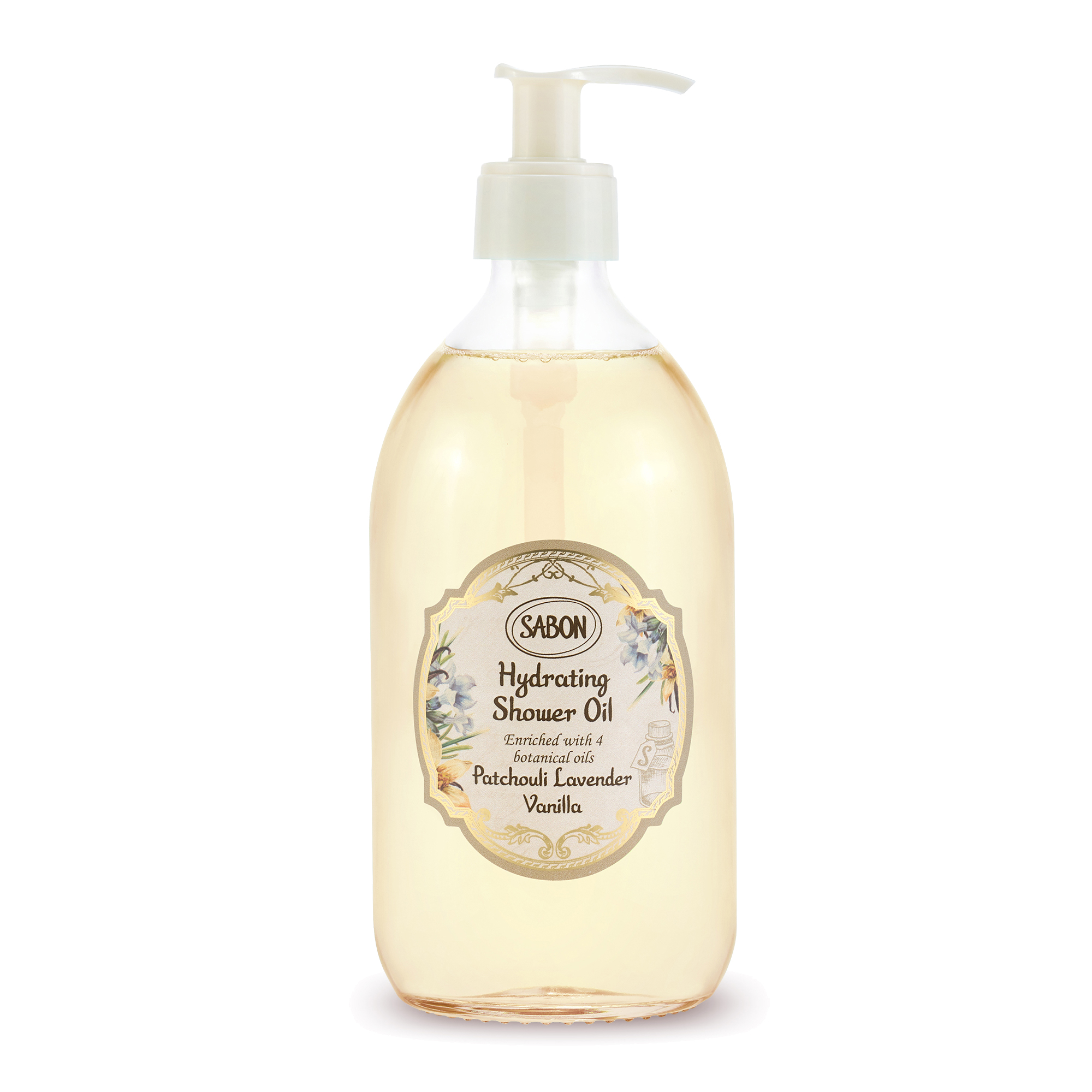 ハイドレイティング シャワーオイル パチュリ・ラベンダー・バニラ / 500mL