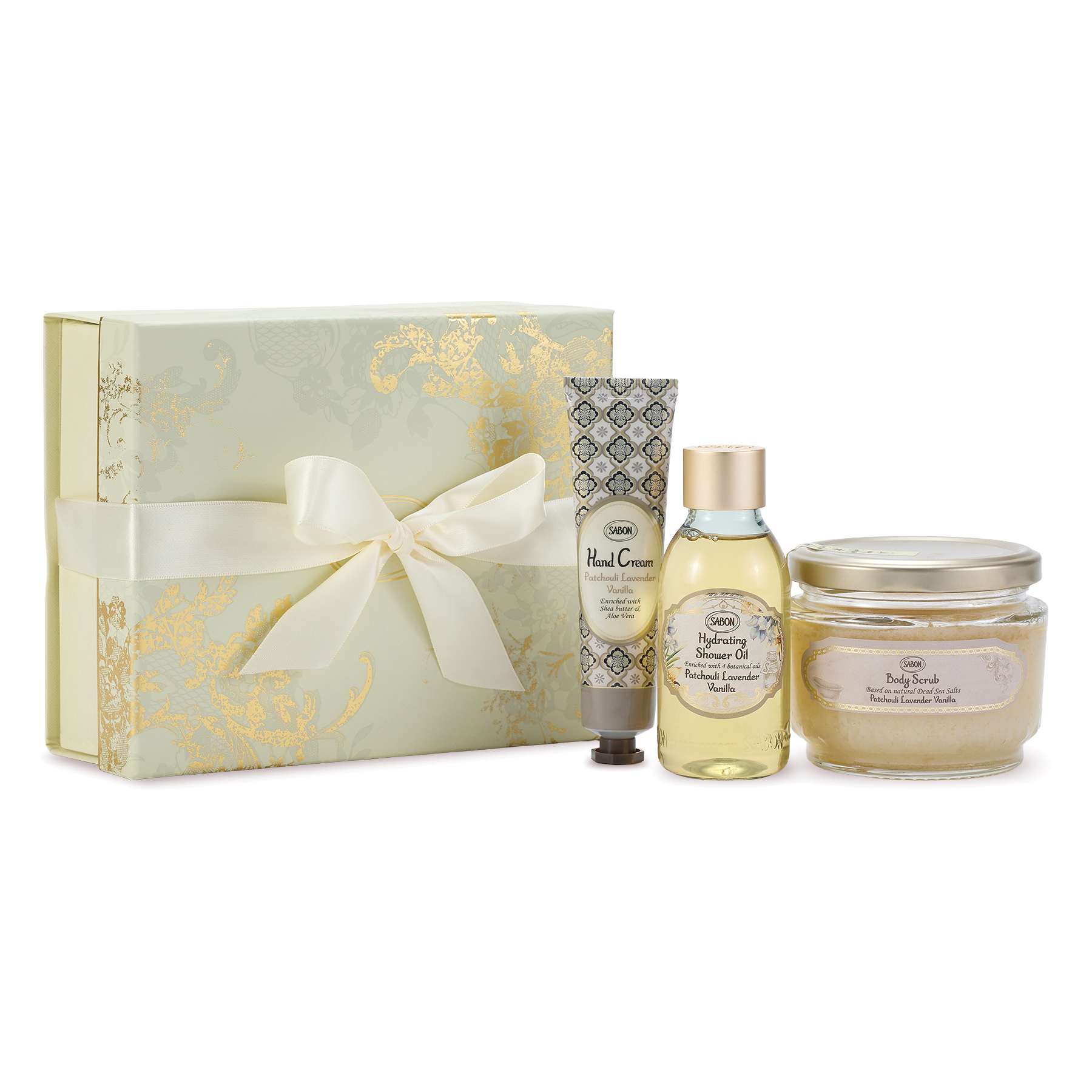 スイートボディキット パチュリ・ラベンダー・バニラ / 320g、30g、100mL、1個、1本