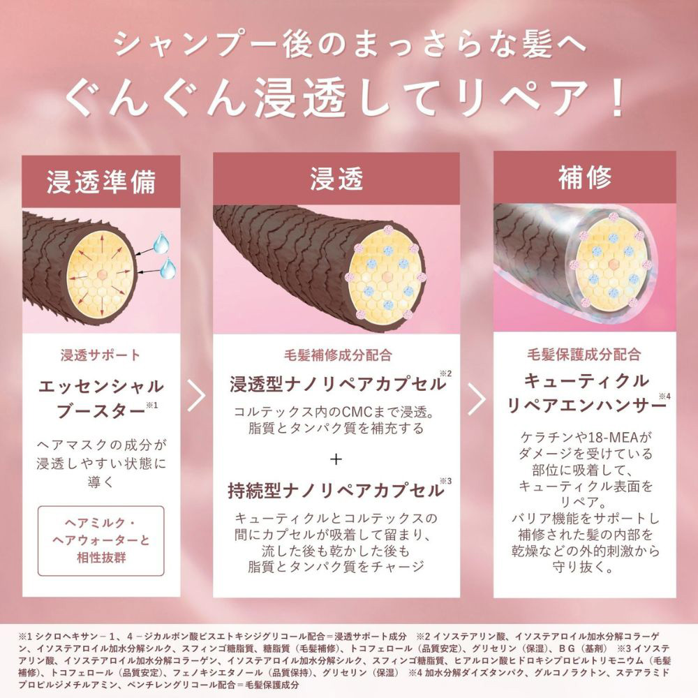 エッセンスインヘアマスク / 200g / ケアベア(TM) 限定デザイン(ボトル入り) / 無香料 1