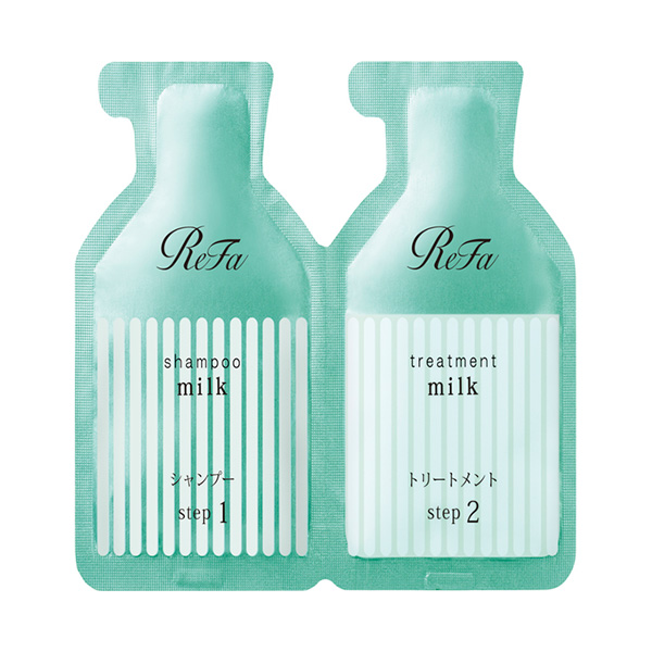 MILK PROTEIN SHAMPOO & TREATMENT STRAIGHT 10mL POUCH / 10mL、10g / 本体 / ミスティサボンミルク
