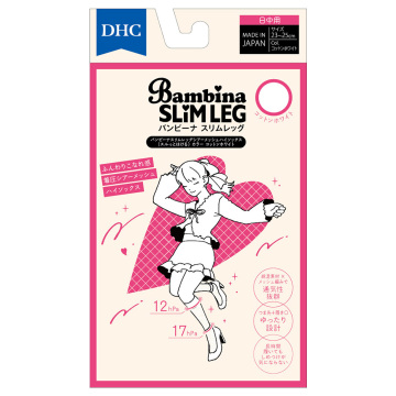 バンビーナ スリムレッグシアーメッシュハイソックス スルっとはける