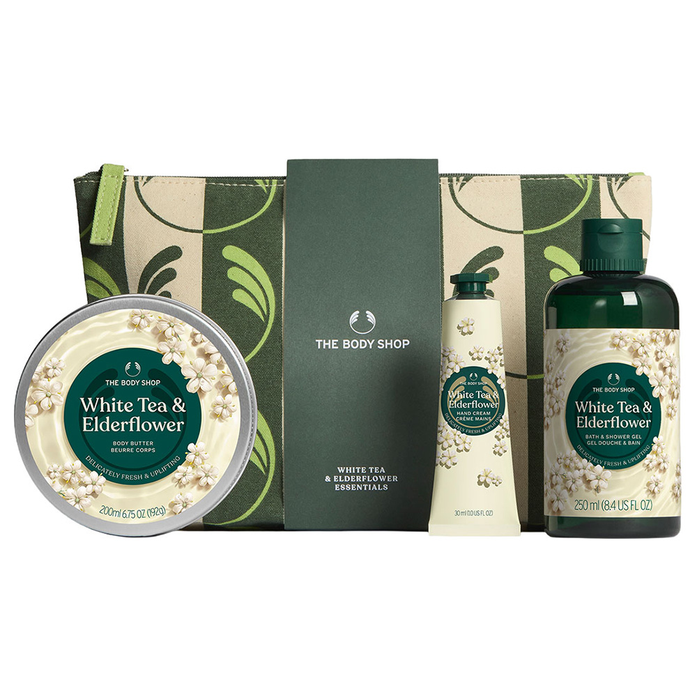 ボディケアギフト ホワイトティー&エルダーフラワー / 250mL、200mL、30mL、1個