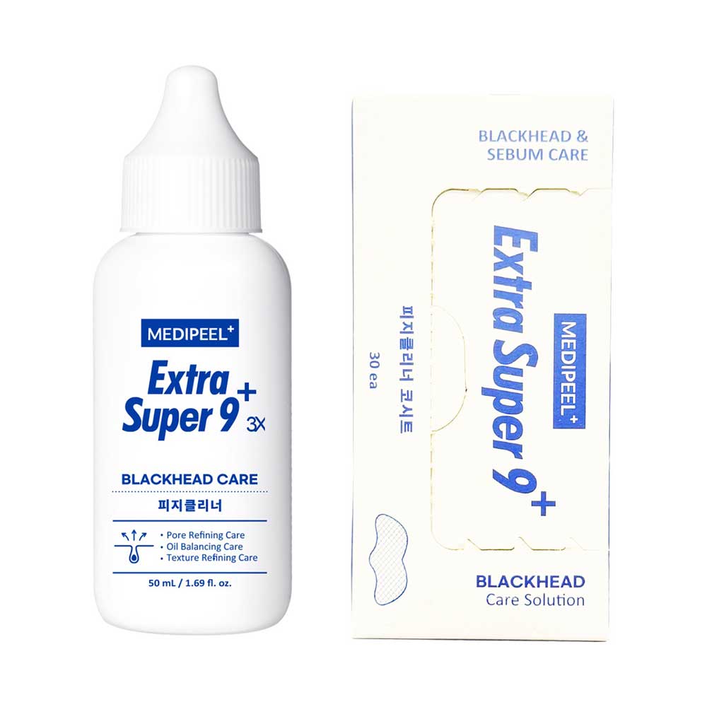 エクストラスーパー9プラス ブラックヘッドケア(ノーズケアシート30枚付きセット) / 50mL、30枚