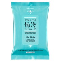 夏場しのぎ 極冷ボディシート / 12枚(84mL) / さわやかなハニーサックルの香り