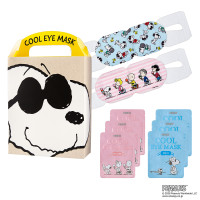 ピーナッツ クールアイマスクアソート / イエロー / 6枚 / ピーチソルベ、ミントティー