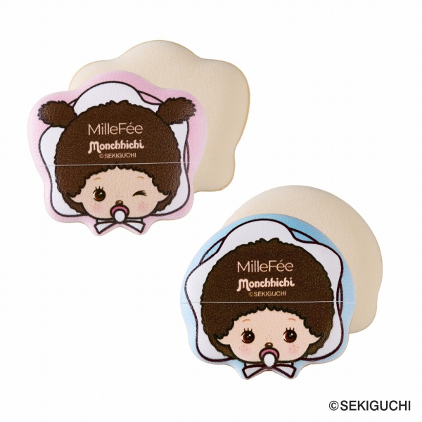 指パフ / M04 べビチッチくん・ベビチッチちゃん / 2個 / 限定品