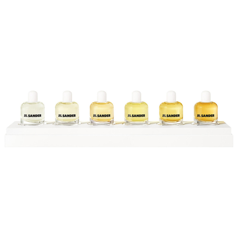JIL SANDER ユニセックス香水セット 6本入り　ミニチュアコレクション ミニチュア セット / ジル サンダー(香水, 香水・ヘアフレグランス)の