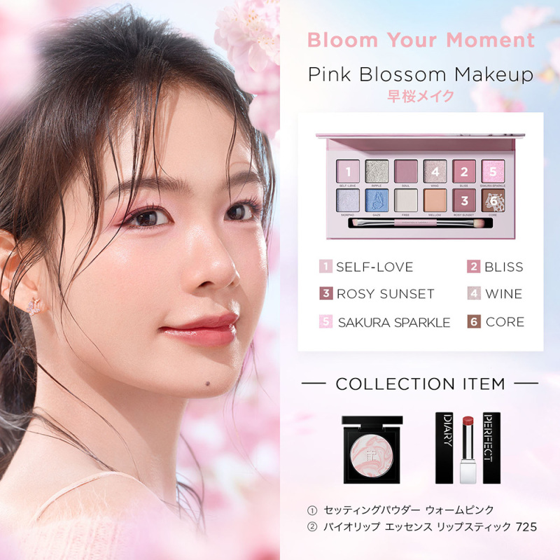 エクスプローラ12色アイシャドウパレット / Perfect Diary(パウダー