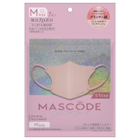 3Dマスク UVカットグリッター / GM11 ピンクベージュ(ピーチブロンズ紐) / 7枚