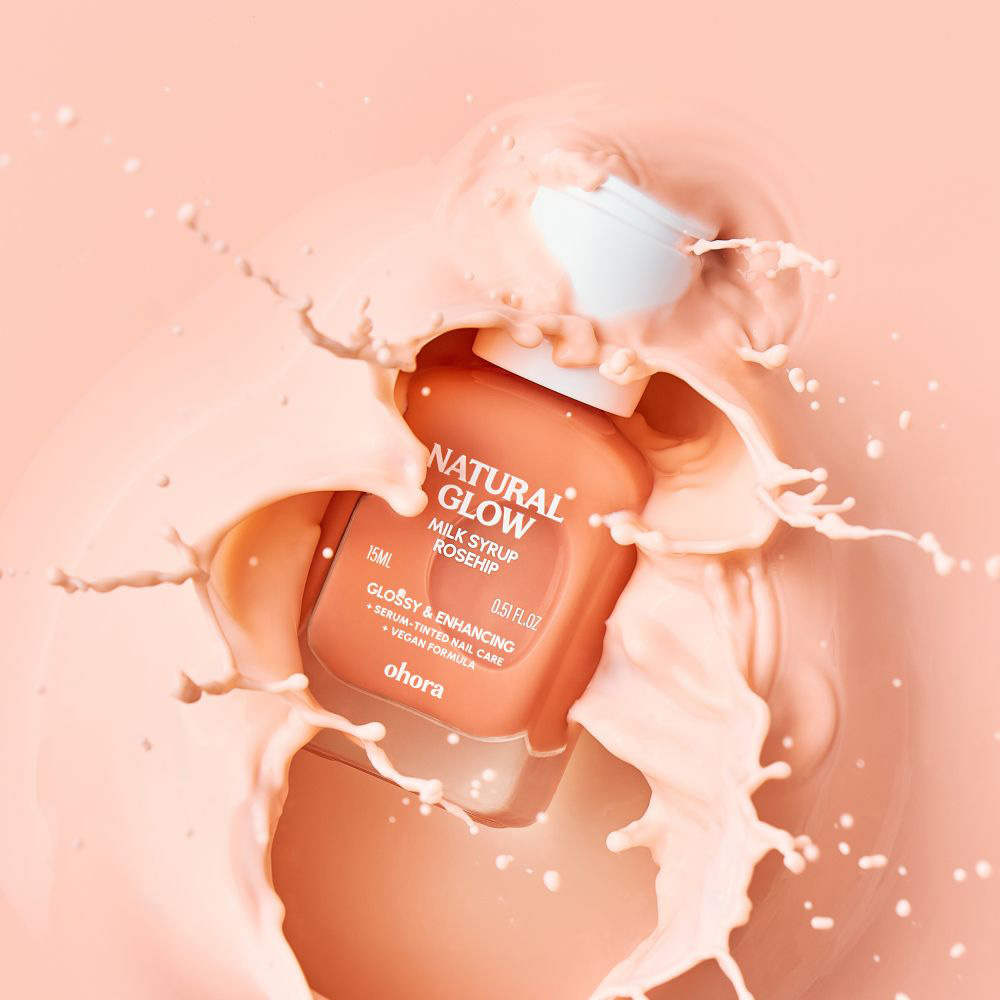 Natural Glowマルチネイル強化剤 / PC-NS-012-J-OF MilkSyrup Rosehip / 15mL 1