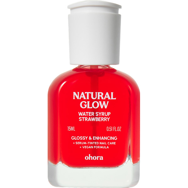 Natural Glowマルチネイル強化剤 / PC-NS-006-J-OF WaterSyrup Strawberry / 15mL