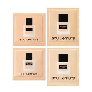 【@cosme限定】シュウウエムラファンデーション2種 サンプル 4回分お試しセット