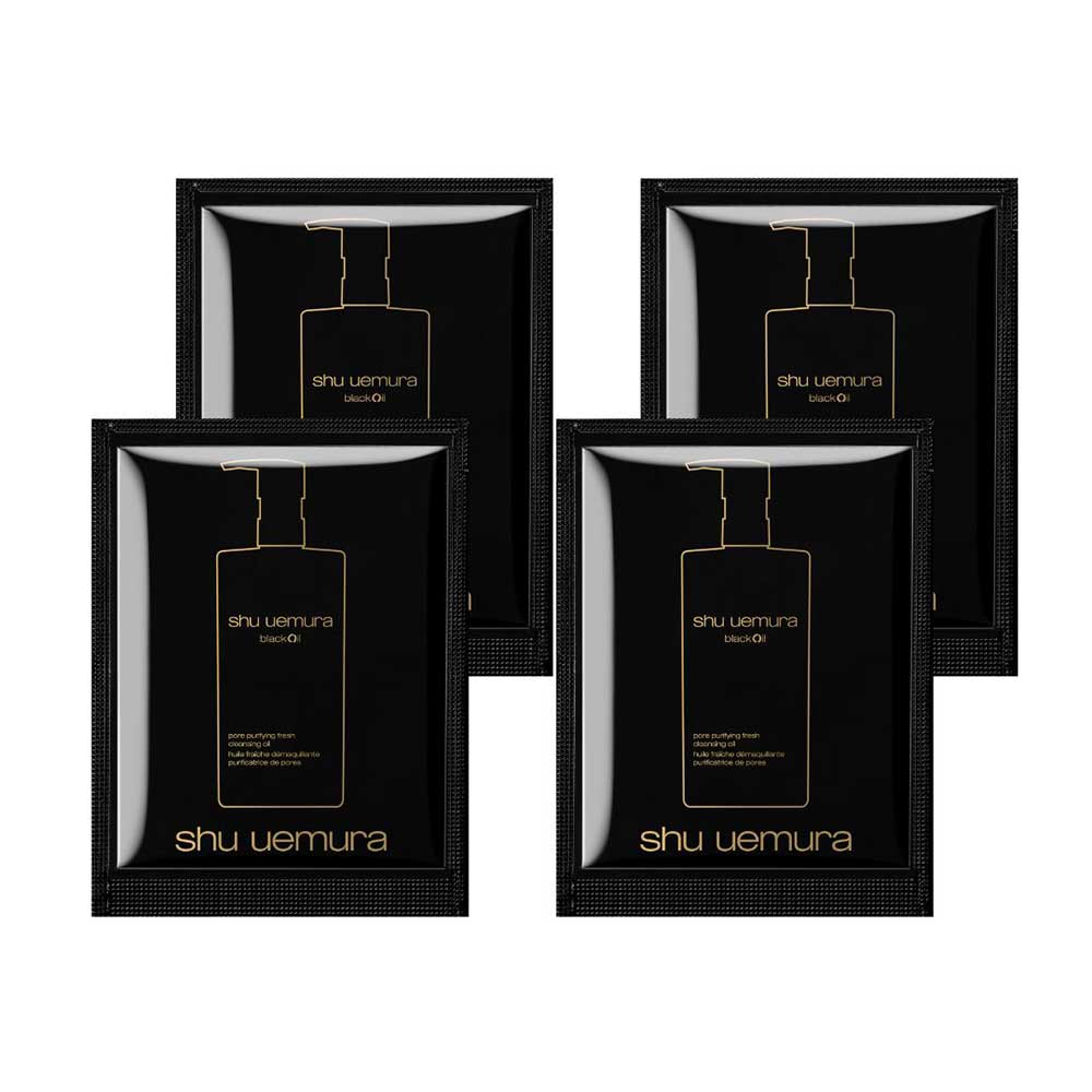 【お1人様一点限り/@cosme SHOPPING限定】ブラック クレンジング オイル 4回分 お試しセット / 4mL×4