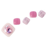 セミキュアジェルネイル / PP-058 P Pink Bell / 2枚(30ピース)、1個、1個、2枚