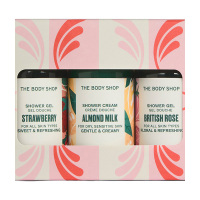HermosoLagoさん専用　シャワージェルとボディーミルクセット ミニシャワージェル トリオ / THE BODY SHOP(ボディケアキット, キット