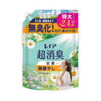 超消臭 抗菌 柔軟剤 部屋干し / 詰替え / 745ml / おひさまの香り