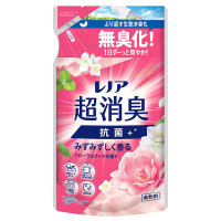 超消臭 抗菌 柔軟剤 / 詰替え / 330ml / みずみずしく香る フローラルブーケの香り