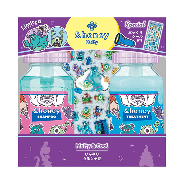 メルティ モイストリペア 限定ペアセット / 440ml、445g、1枚 / 限定品(モンスターズ・インク) / ひんやり果実の香り