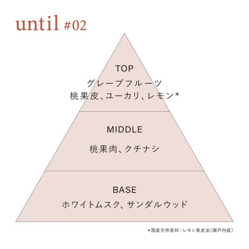 オードトワレ until #02 04