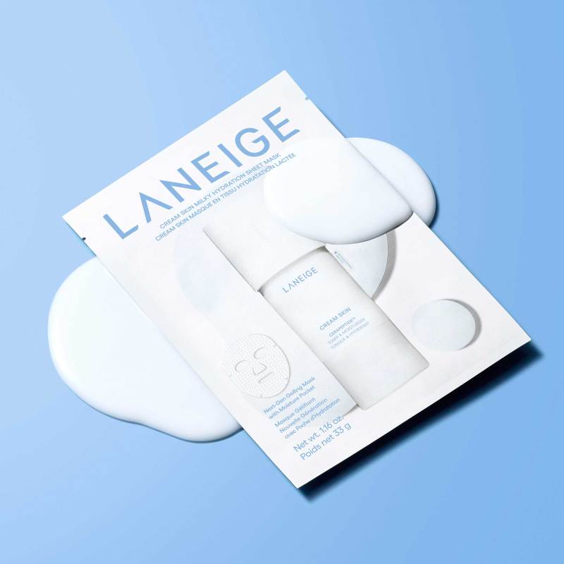 クリームスキン ミルキーハイドレーションシートマスク / LANEIGE