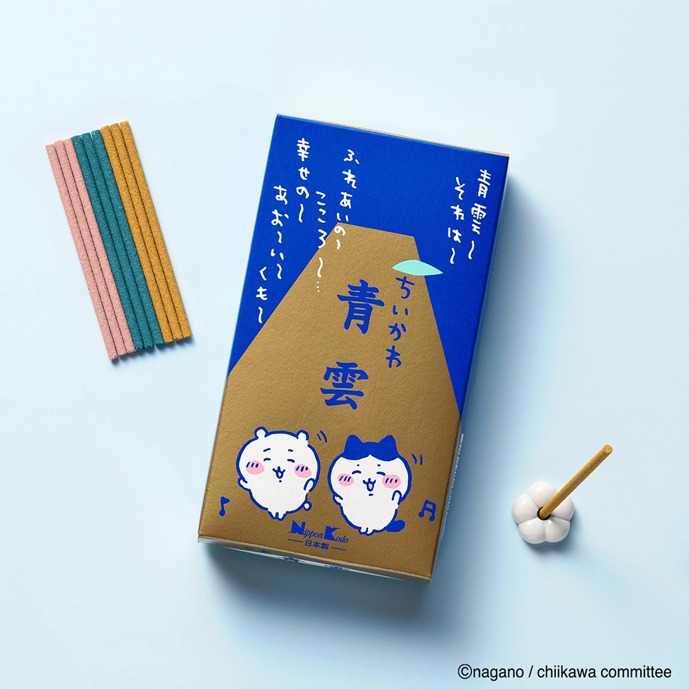 お香 ちいかわ 青雲 / 15本×3(45本入り) / 限定品 / さくら、サボン、たんぽぽの香り 1