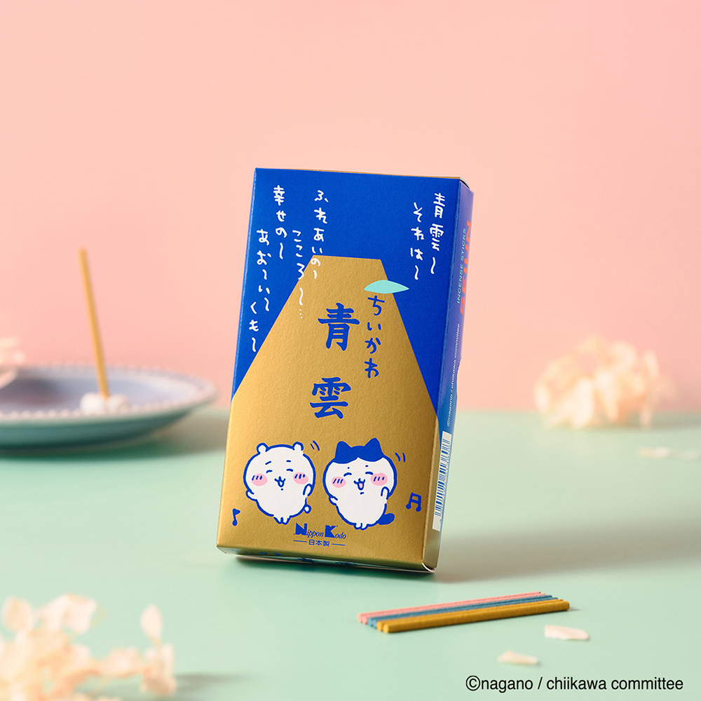 お香 ちいかわ 青雲 / 15本×3(45本入り) / 限定品 / さくら、サボン、たんぽぽの香り 1
