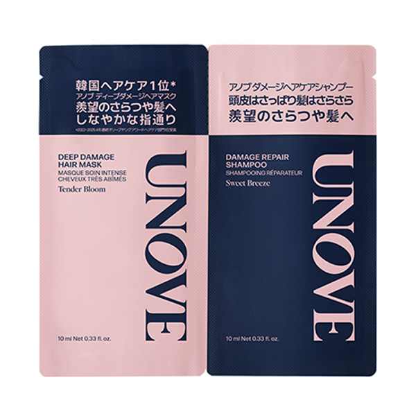ダメージリペアシャンプー&ディープダメージヘアマスク / 10ml、10ml