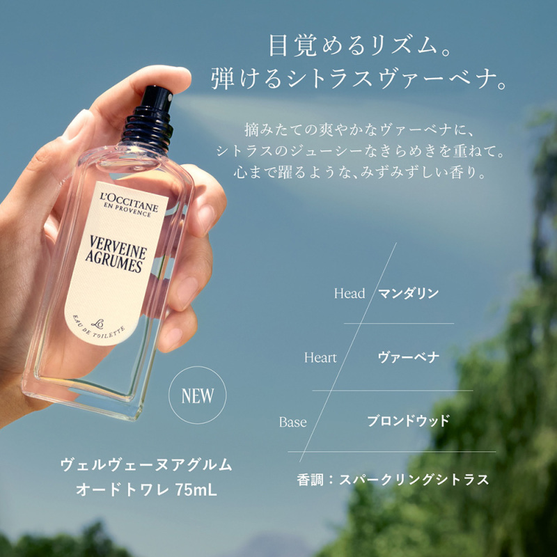 ヴェルヴェーヌアグルム[シトラスヴァーベナ] パフュームド シャワー