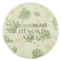 スチームクリーム / ひのき&酒 / 75g / すーっと伸びがよく、べたつかない使用感 / 清々しいヒノキの香り