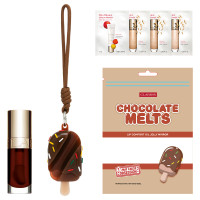 リップオイル ミラーチャームセット / 限定品 / 09 チョコレート / 7mL、1mL×4