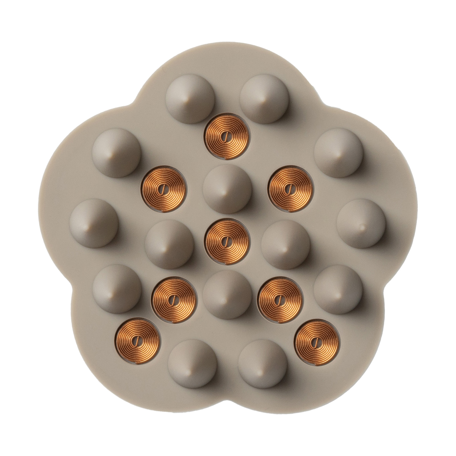 G-ZERO COIL MICROCURRENT ION SHAMPOO BRUSH / W72×D72×H31mm