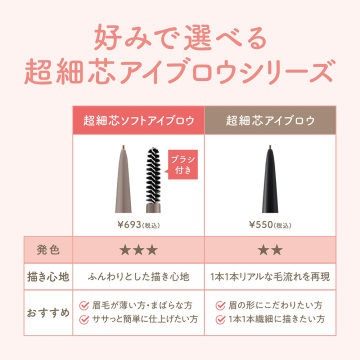 超細芯ソフトアイブロウ 05